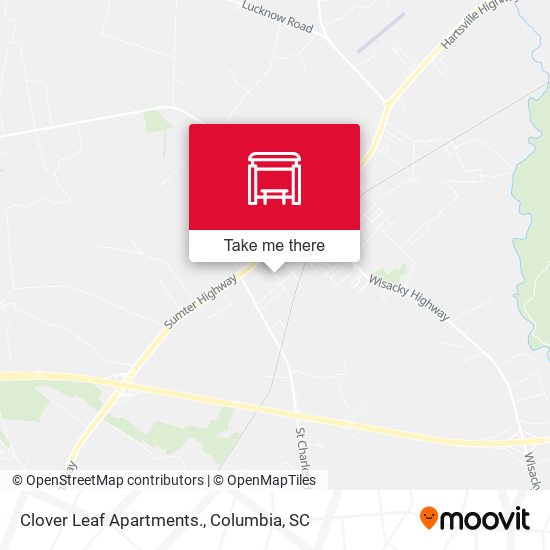Mapa de Clover Leaf Apartments.