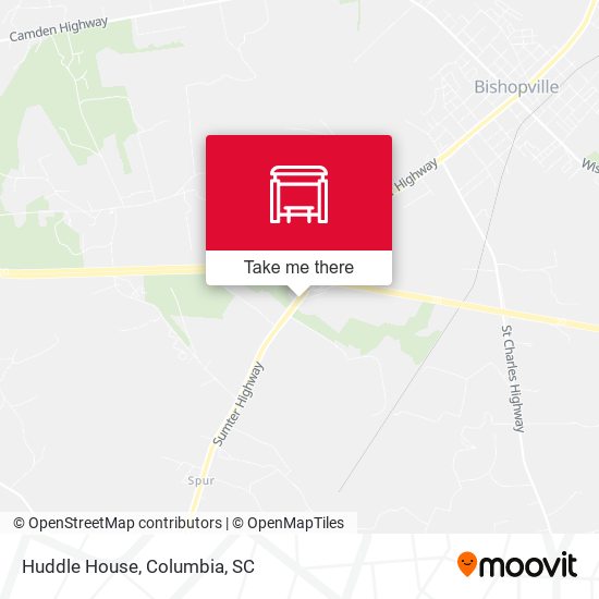 Mapa de Huddle House