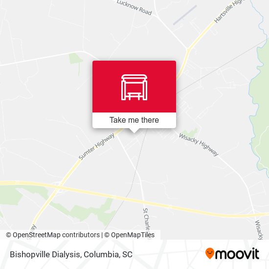 Bishopville Dialysis map