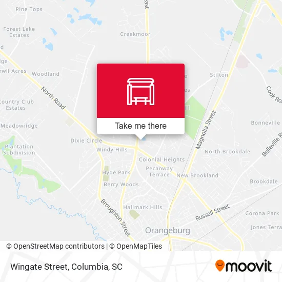 Wingate Street map