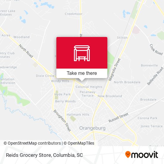 Reids Grocery Store map