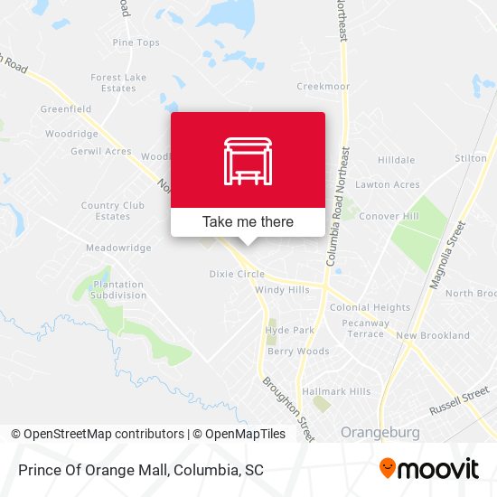 Prince Of Orange Mall map