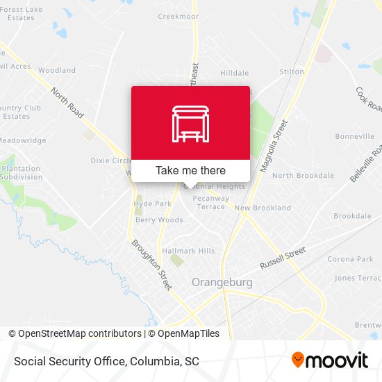 Social Security Office map