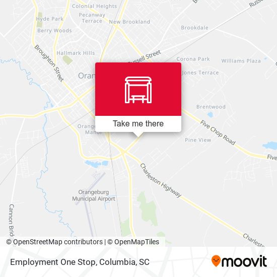 Mapa de Employment One Stop