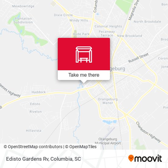 Edisto Gardens Rv map