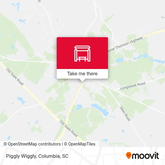 Piggly Wiggly map