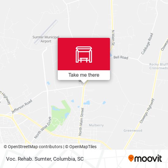Mapa de Voc. Rehab. Sumter