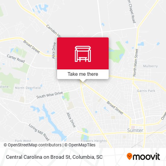 Central Carolina on Broad St map