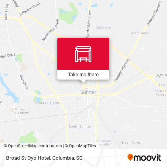 Mapa de Broad St Oyo Hotel