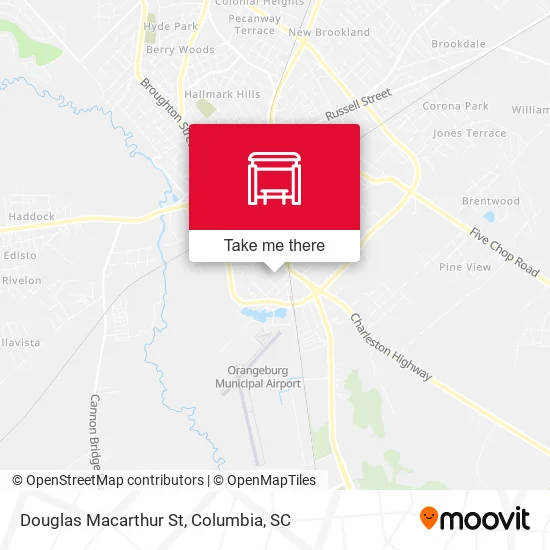 Mapa de Douglas Macarthur St