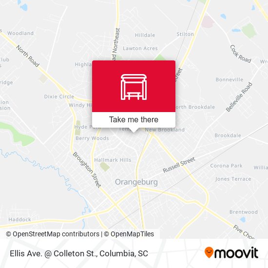 Ellis Ave. @ Colleton St. map