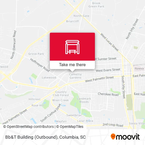 Bb&T Building (Outbound) map