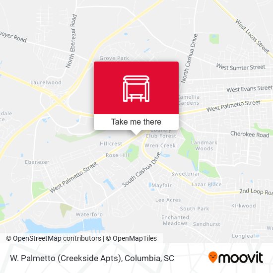 Mapa de W. Palmetto (Creekside Apts)