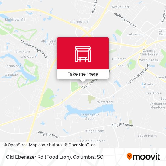 Old Ebenezer Rd (Food Lion) map