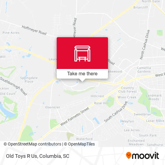 Old Toys R Us map
