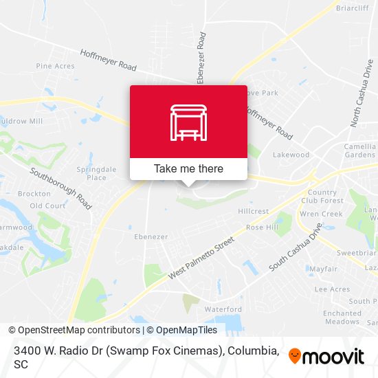 3400 W. Radio Dr (Swamp Fox Cinemas) map