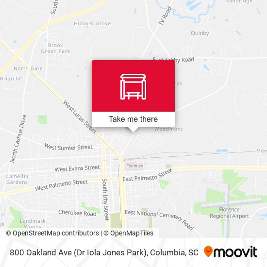 800 Oakland Ave (Dr Iola Jones Park) map