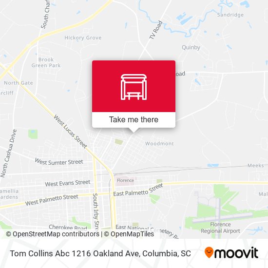 Tom Collins Abc 1216 Oakland Ave map