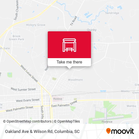 Oakland Ave & Wilson Rd map
