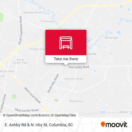 Mapa de E. Ashby Rd & N. Irby St