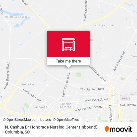 N. Cashua Dr Honorage Nursing Center (Inbound) map