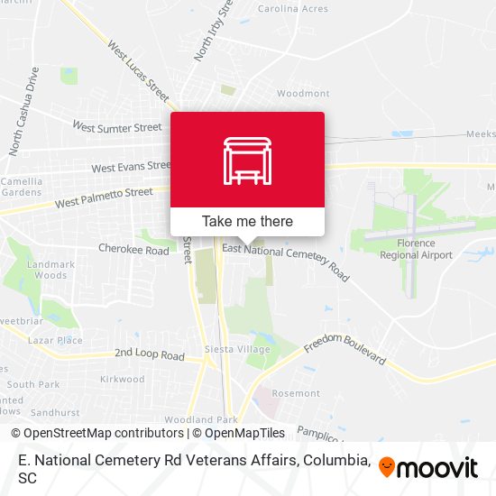 Mapa de E. National Cemetery Rd Veterans Affairs