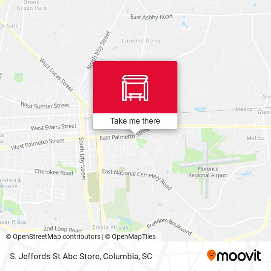 S. Jeffords St Abc Store map