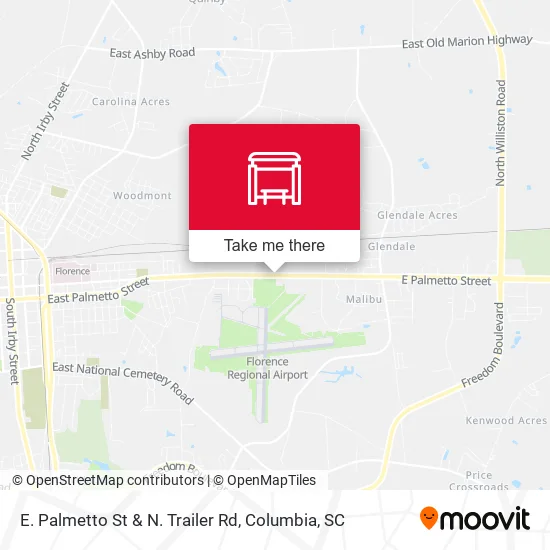 Mapa de E. Palmetto St & N. Trailer Rd