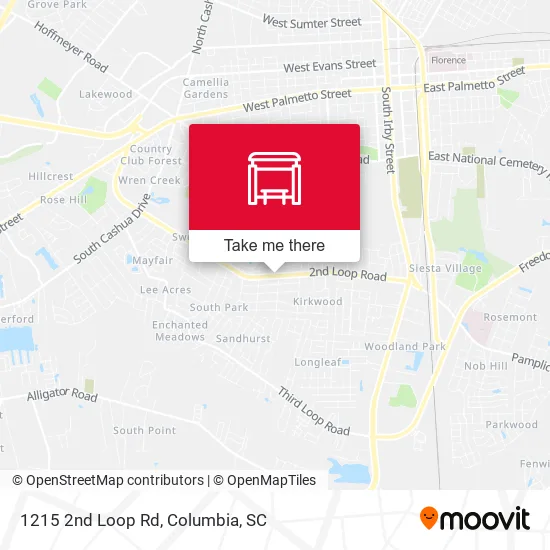 1215 2nd Loop Rd map
