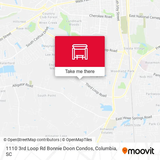 1110 3rd Loop Rd Bonnie Doon Condos map