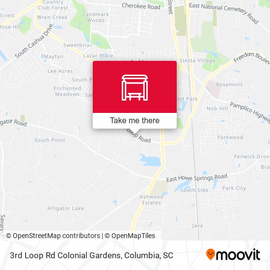 Mapa de 3rd Loop Rd Colonial Gardens