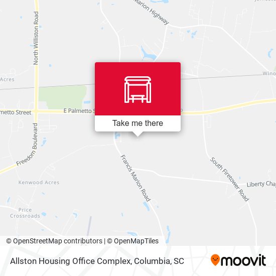 Allston Housing Office Complex map