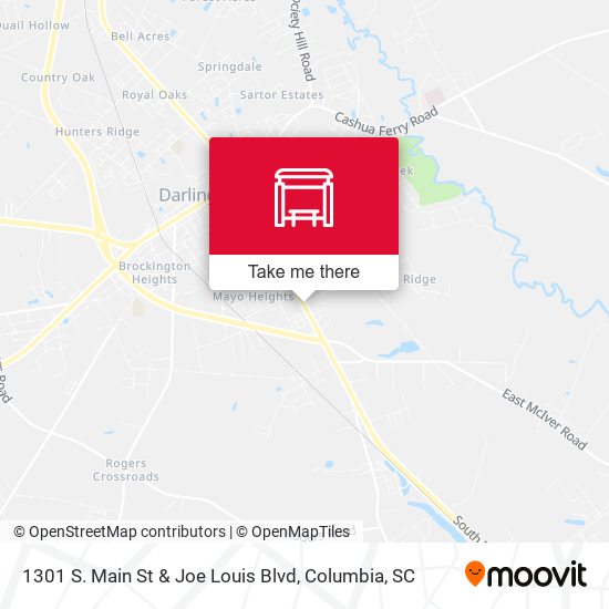 1301 S. Main St & Joe Louis Blvd map
