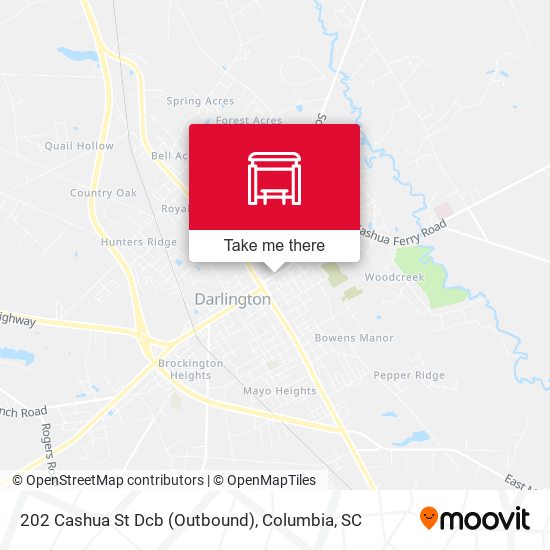 202 Cashua St Dcb (Outbound) map