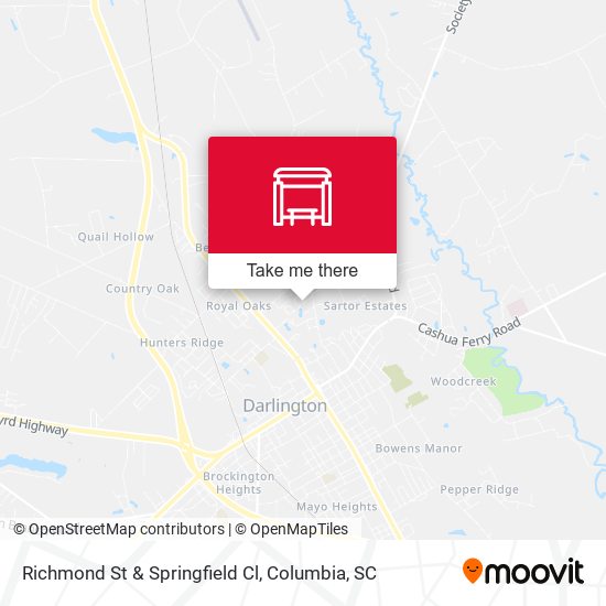 Mapa de Richmond St & Springfield Cl