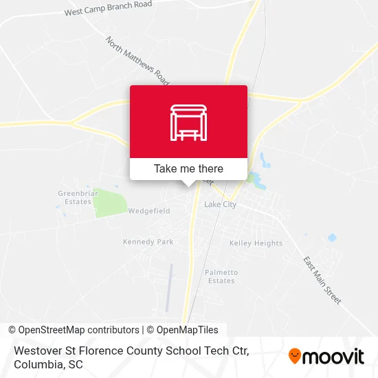 Westover St Florence County School Tech Ctr map