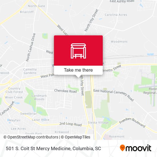 501 S. Coit St Mercy Medicine map