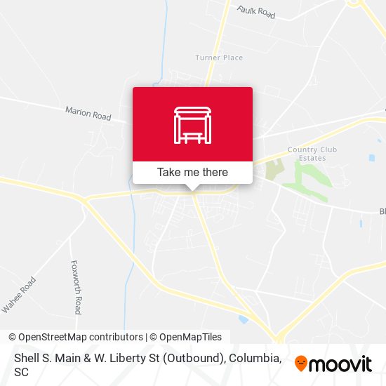 Shell S. Main & W. Liberty St (Outbound) map