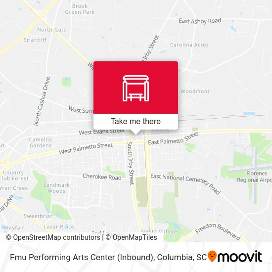 Fmu Performing Arts Center (Inbound) map