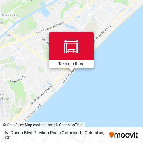 N. Ocean Blvd Pavilion Park (Outbound) map