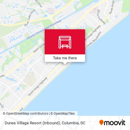 Mapa de Dunes Village Resort (Inbound)