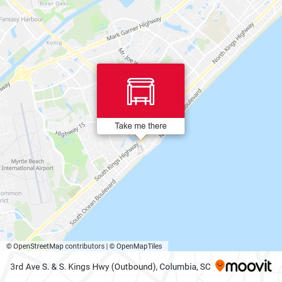Mapa de 3rd Ave S. & S. Kings Hwy (Outbound)