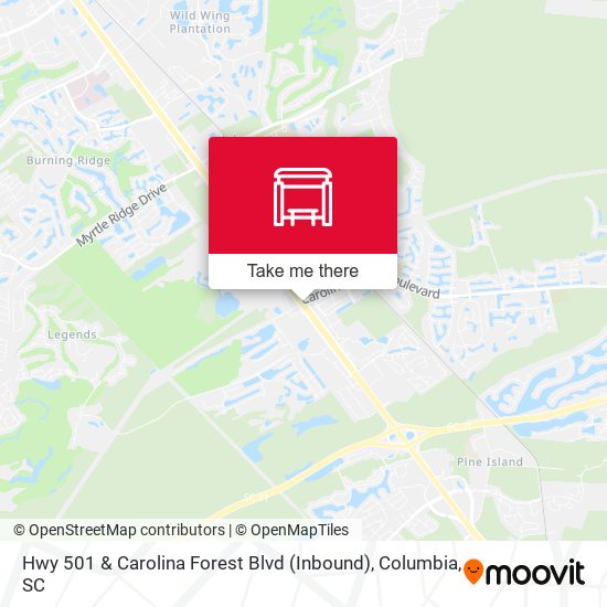 Hwy 501 & Carolina Forest Blvd (Inbound) map