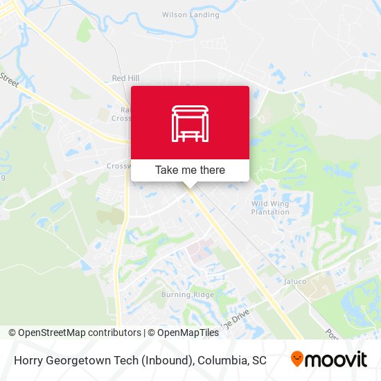 Mapa de Horry Georgetown Tech (Inbound)