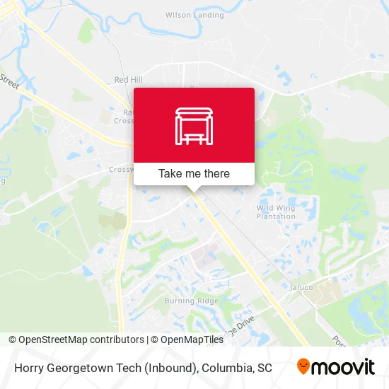 Mapa de Horry Georgetown Tech (Inbound)