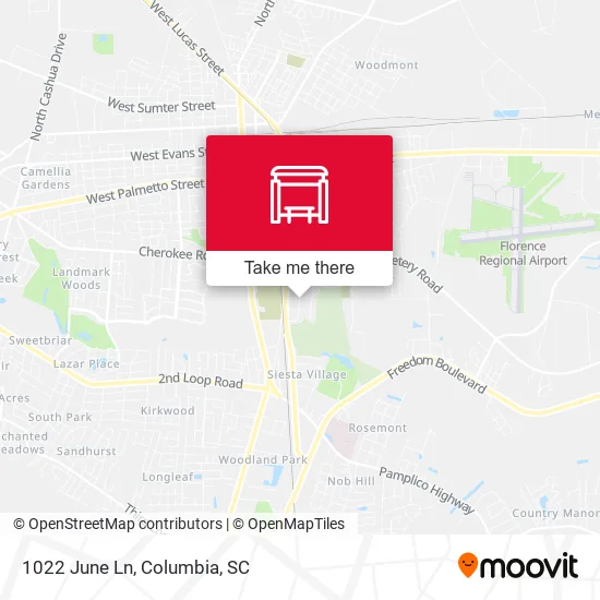 1022 June Ln map