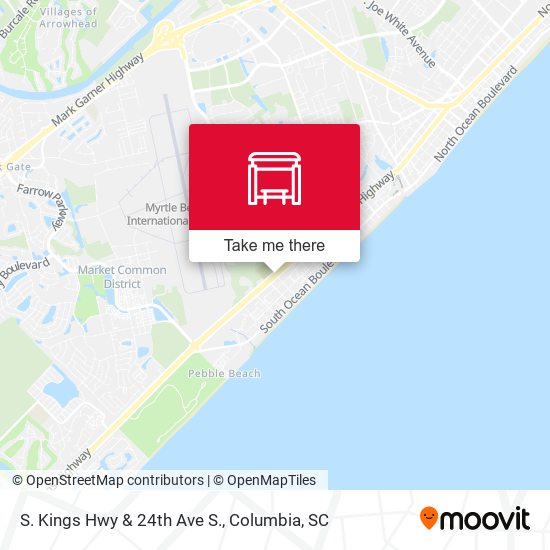 Mapa de S. Kings Hwy & 24th Ave S.