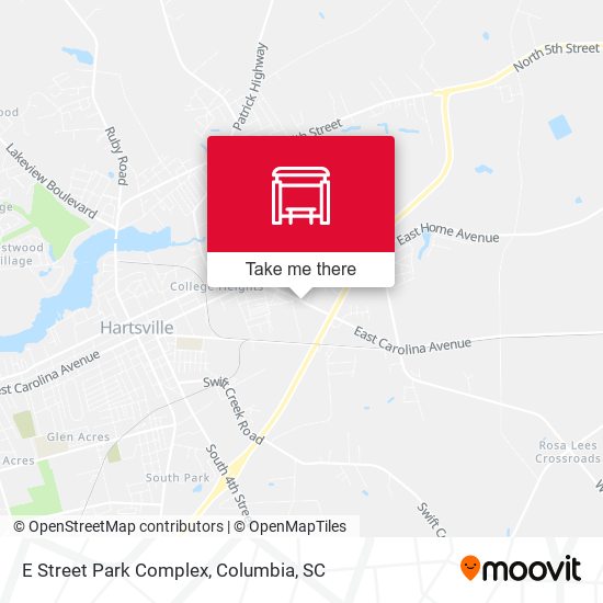 Mapa de E Street Park Complex