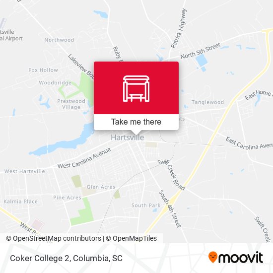 Mapa de Coker College 2