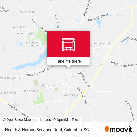 Mapa de Health & Human Services Dept